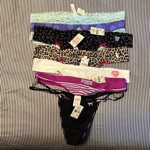 6 Brand New PINK by Victoria’s Secret Underwear